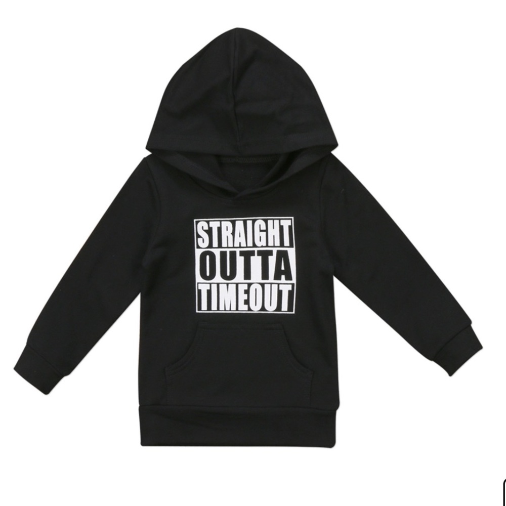 Straight out of timeout hoodie toddler